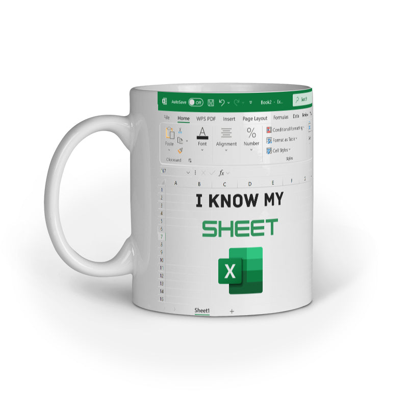 "I Know My Sheet" Mug